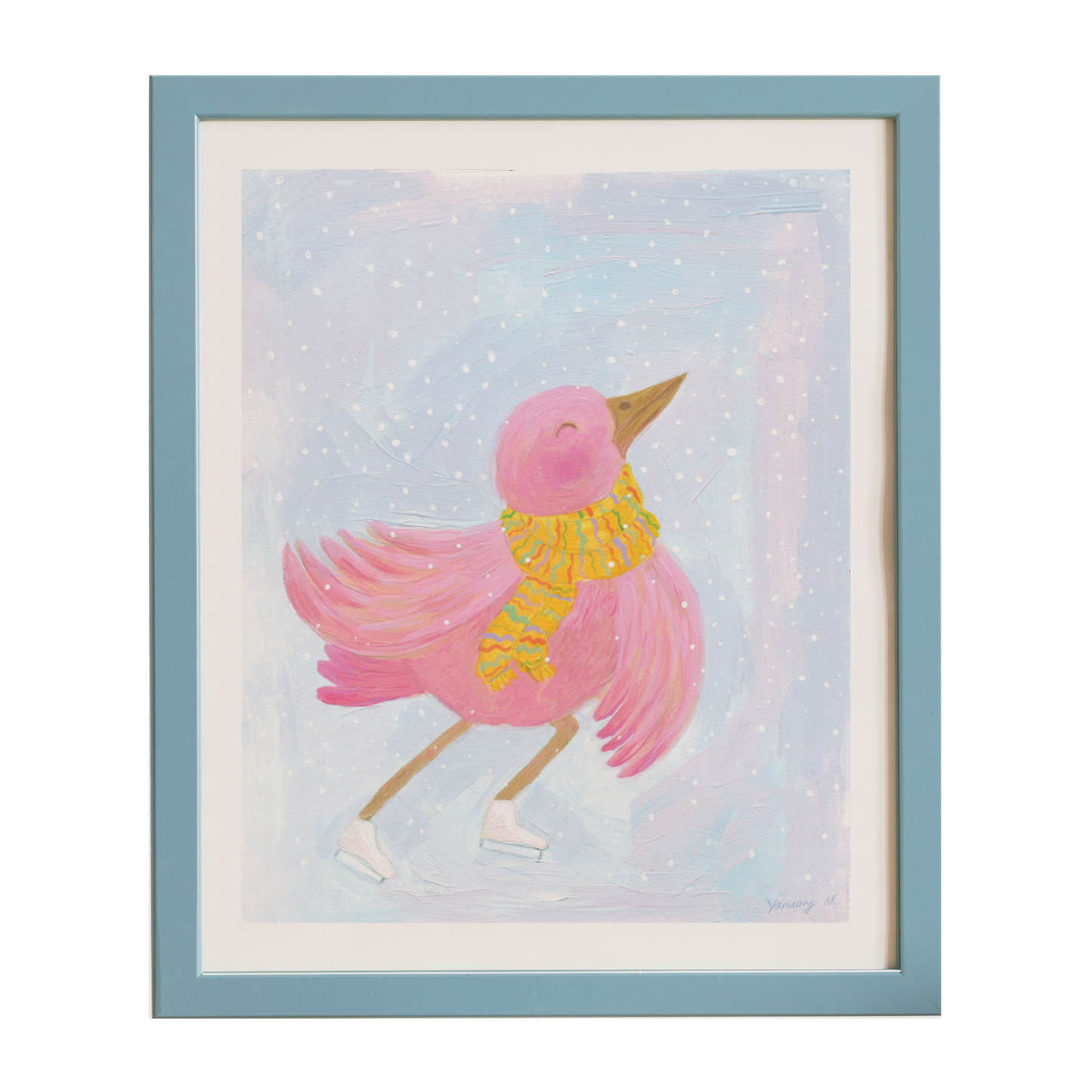 Skating Bird - Archival Print