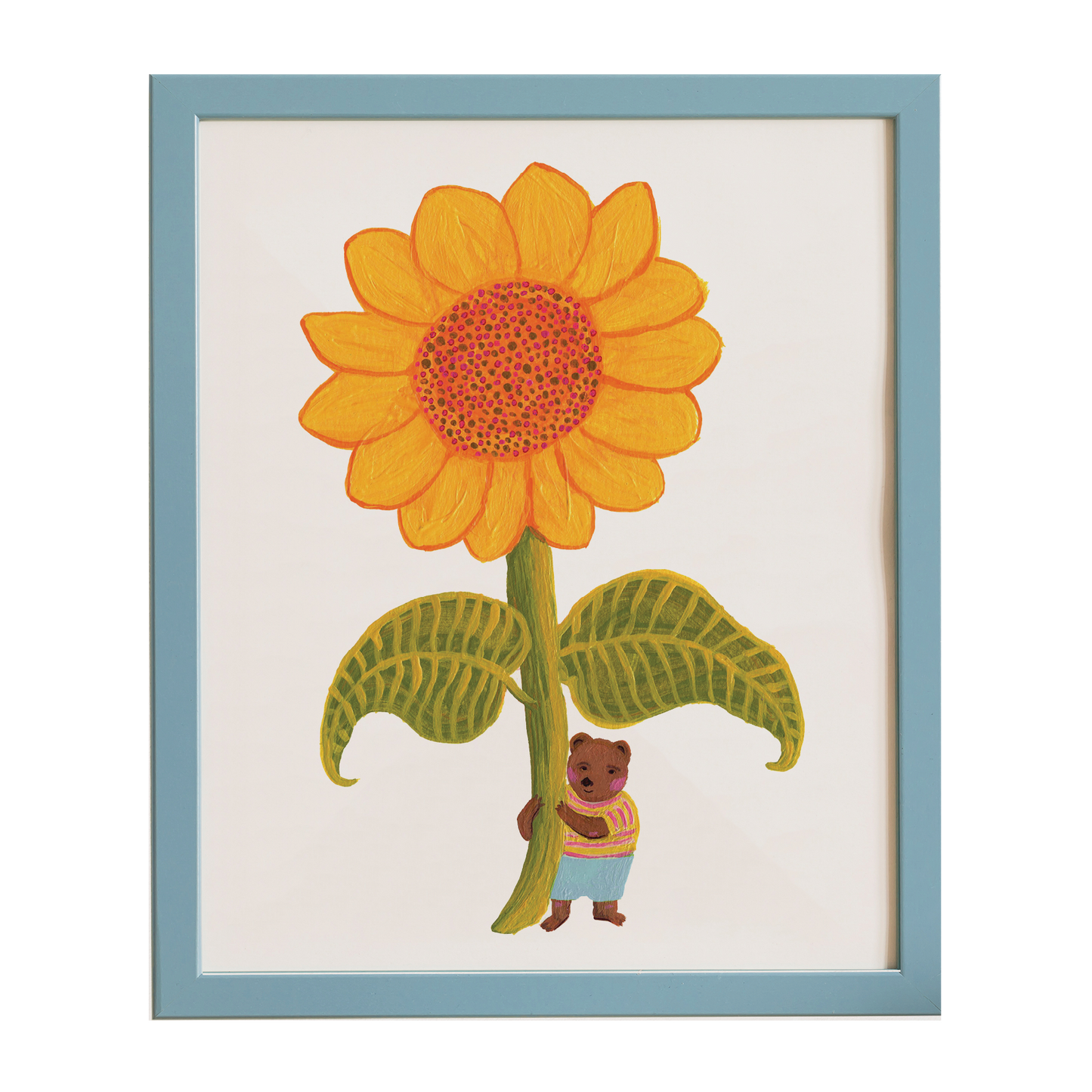Sunflower Bear - Art Print