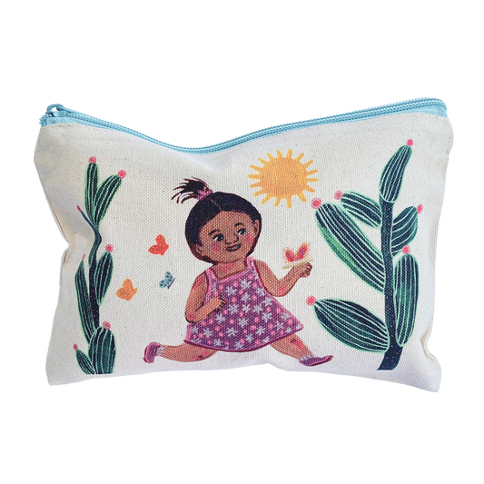 Afternoon Walk - 100% Canvas Pouch