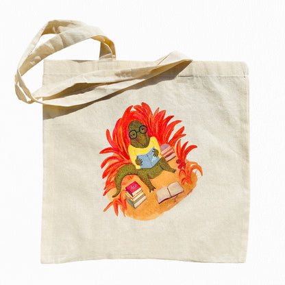 Alligator Studying - 100% Cotton Tote