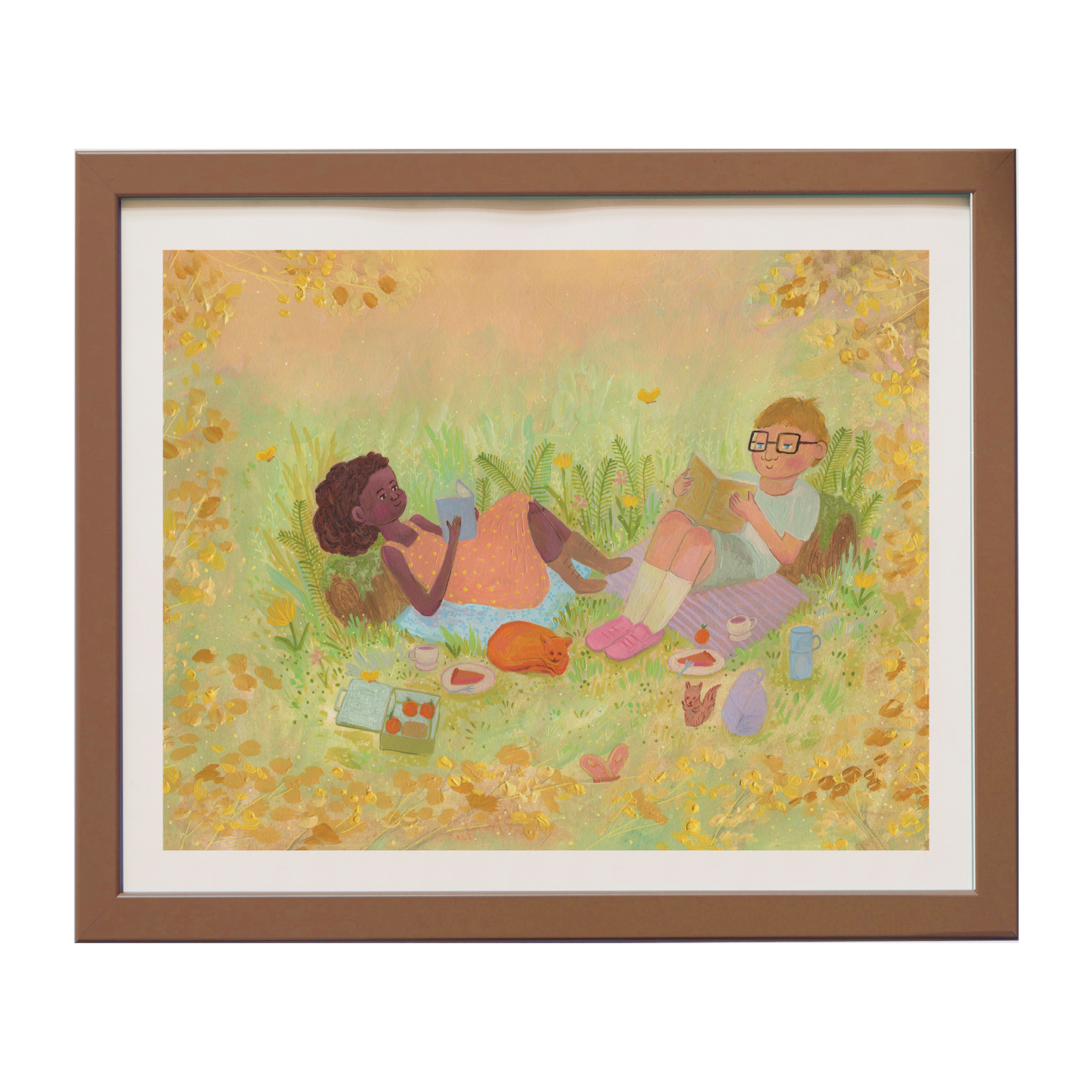 I'll Read Anywhere With You - Art Print