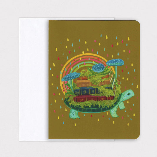 Turtle Librarian - Card