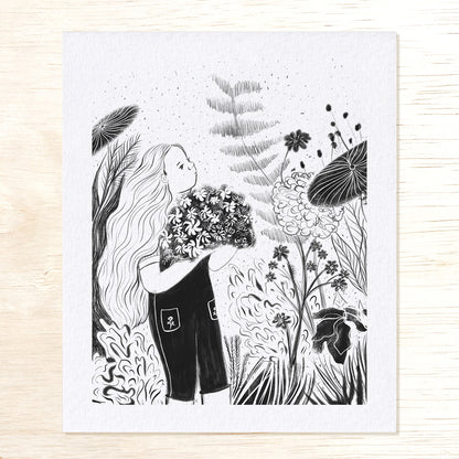 Flower Girl - Giclée Art Print