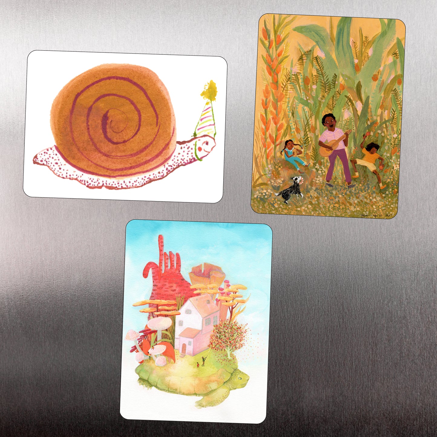 In the Garden - Magnet Set